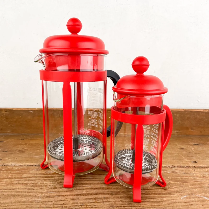 Cafetière à piston colorée