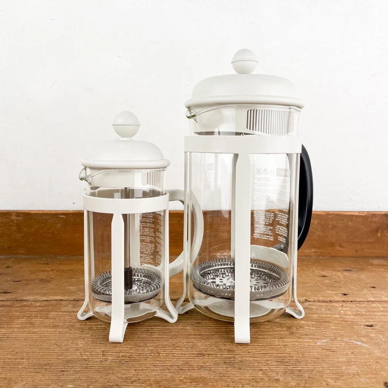 Cafetière à piston colorée