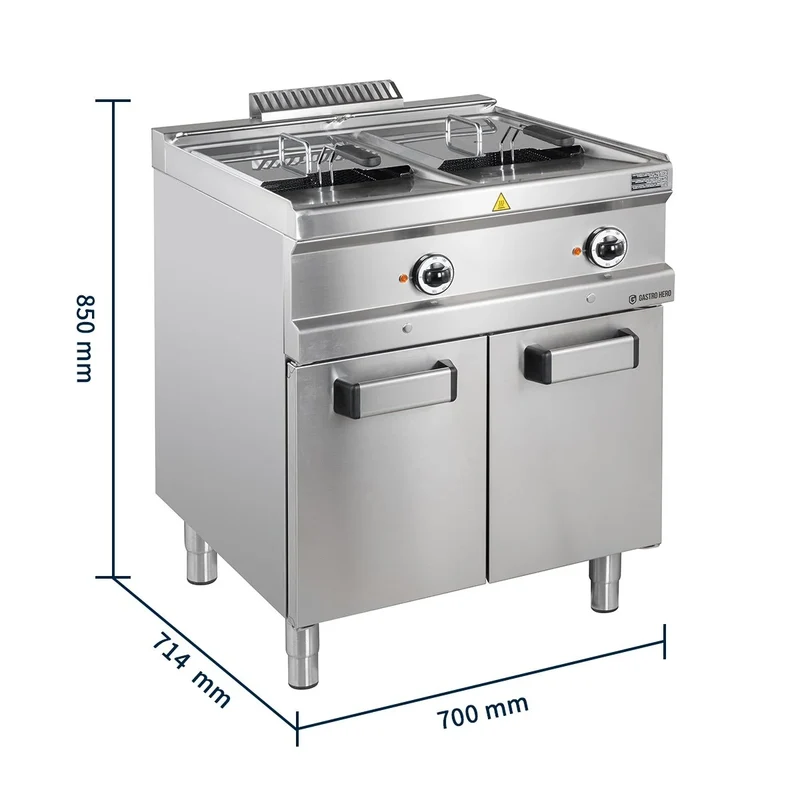 Friteuse électrique Série 700 - 70/70 - 13+13 Litres