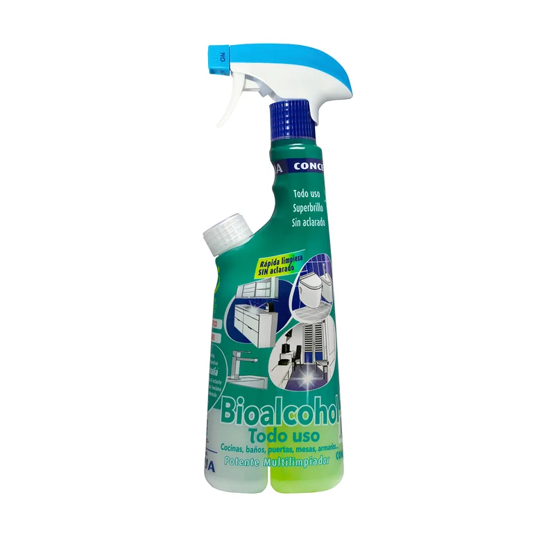 Ecofoam System - Multi-surfaces Bioalcohol - Concentré (425 ml), pulvérisateur rechargeable en eau