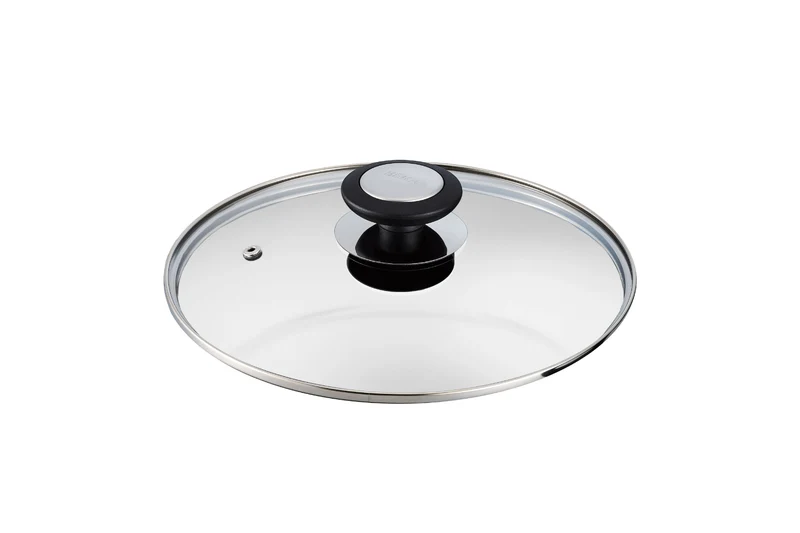 Couvercle Beka Essential en verre cerclé inox