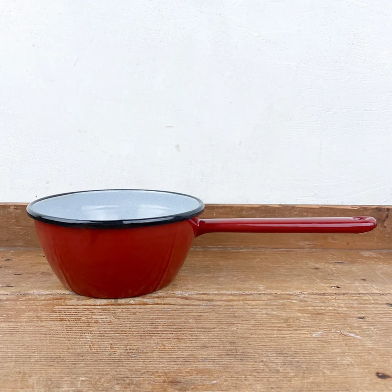 Casserole conique émail brun