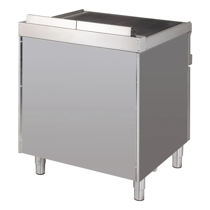 Cuisinière électrique Série 700 - 70/70 avec four électrique, chaleur tournante - 4 plaques de cuisson carrées, encastrées - 12,6 kW