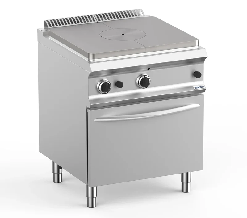 Plaque de cuisson à gaz Dexion Lux 700 - 70/73 avec four à gaz - 16 kW