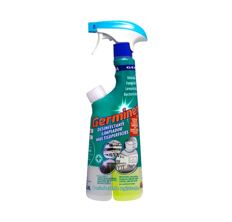 Ecofoam System - Germinex Nettoyant Désinfectant - Concentré (425 ml), pulvérisateur rechargeable en eau