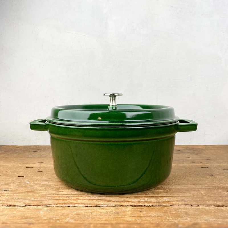Cocotte en fonte Vert Basilic