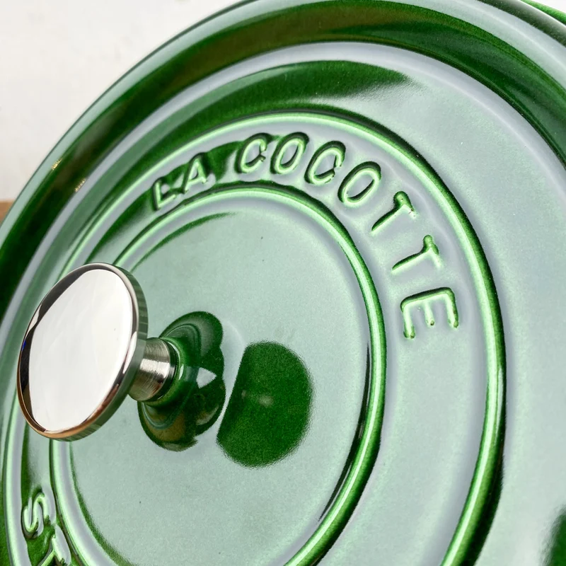 Cocotte en fonte Vert Basilic