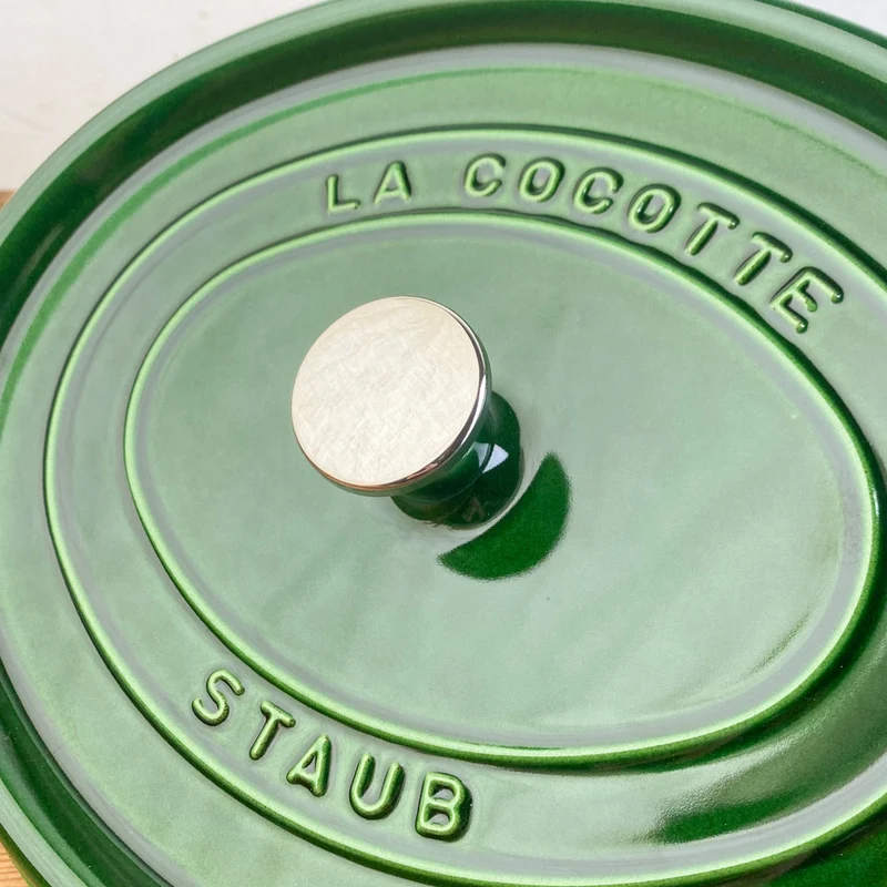 Cocotte en fonte Vert Basilic