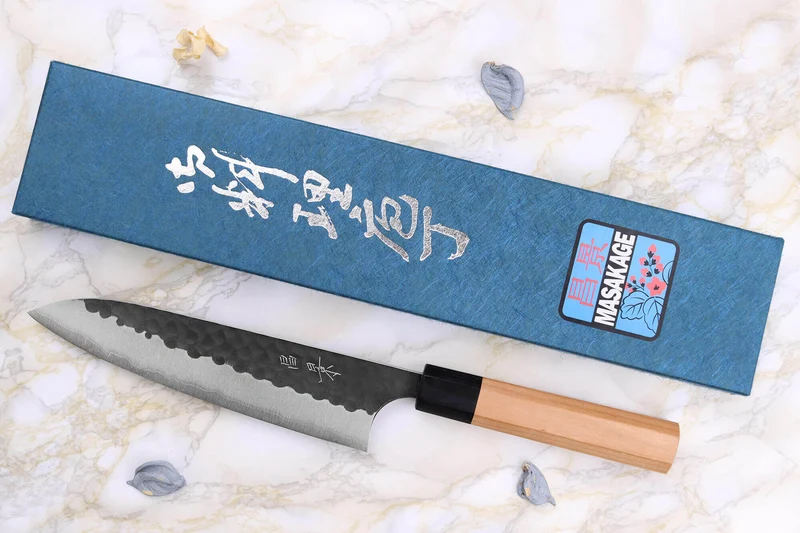 Couteau de chef japonais artisanal Masakage Koishi 18cm