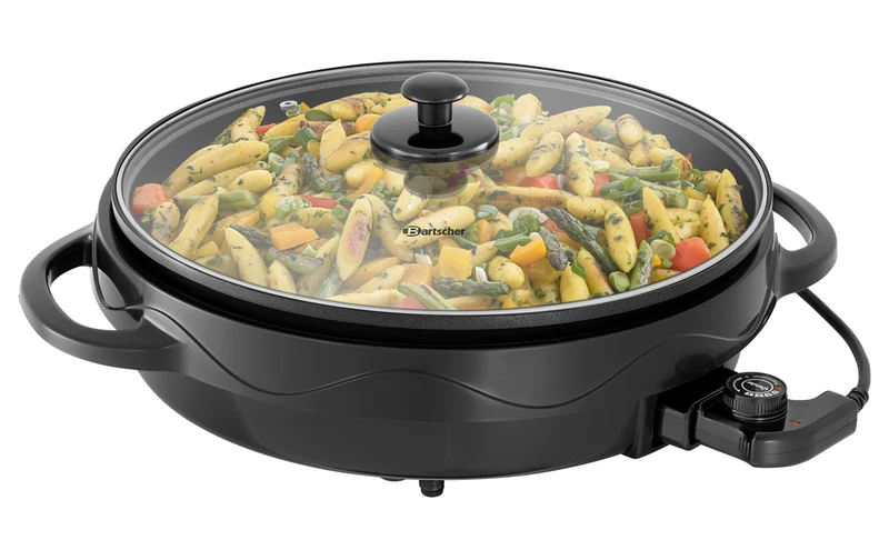 Poêle universelle électrique 7 L antiadhésive amovible 3601D – Bartscher