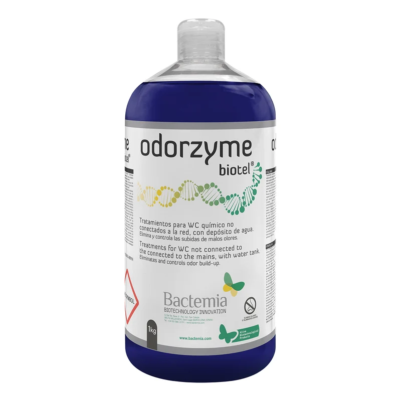 Odorzyme - Biodégradation et dissolution des matières organiques dans les WC chimiques - Bouteille de 1 kg