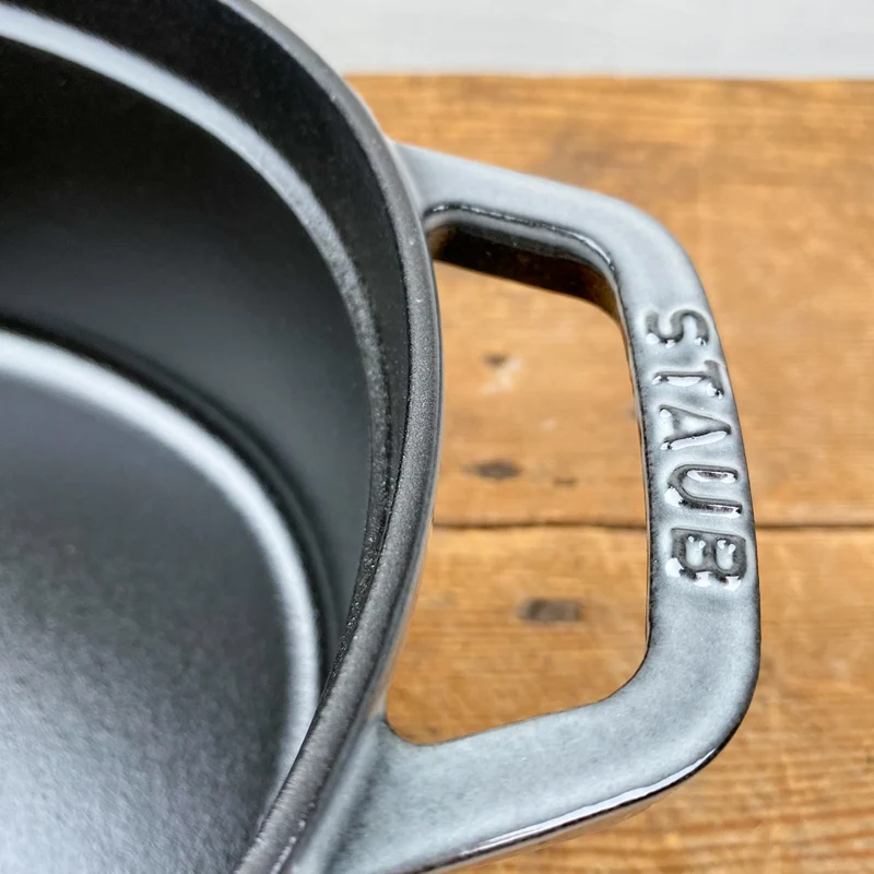 Cocotte en fonte ovale gris graphite