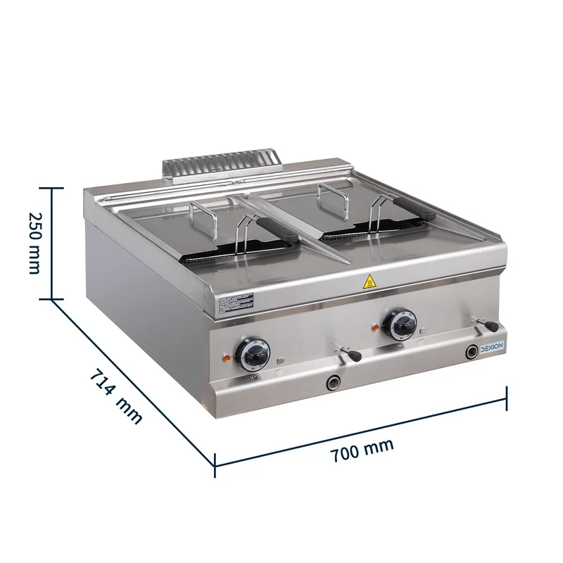 Friteuse électrique Série 700 - 70/70 - 12+12 litres - Appareil de table