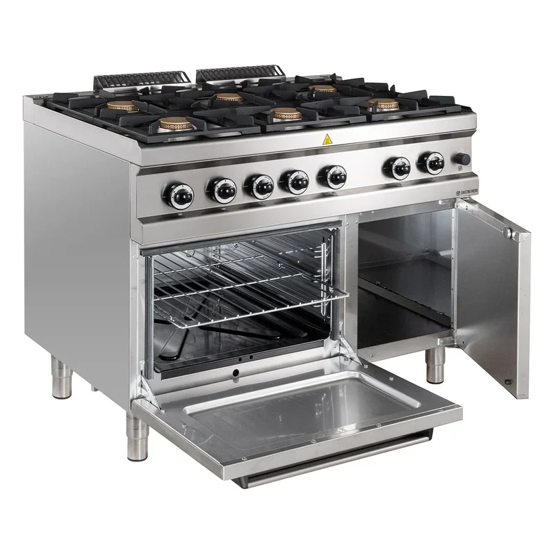 Cuisinière à gaz Série 700 - 110/70 avec four électrique - 6 feux - 42 kW