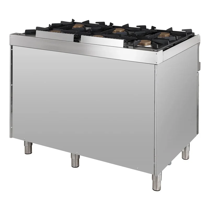 Cuisinière à gaz Série 700 - 110/70 avec four électrique - 6 feux - 42 kW