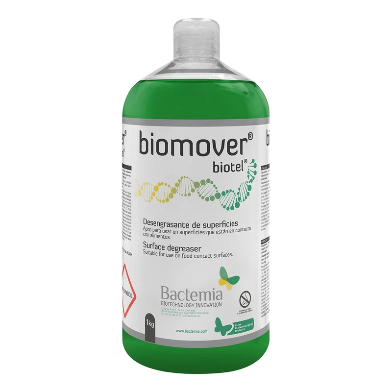 Biomover - Dégraissant enzymatique multi-fonctions, cuisines ... - Bouteille de 1 kg