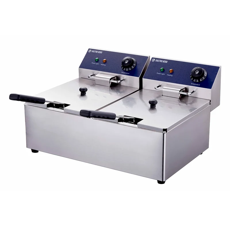 Friteuse électrique double ECO 6+6 litres