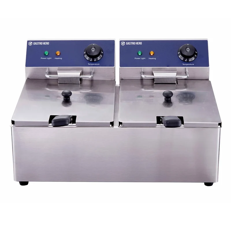 Friteuse électrique double ECO 6+6 litres