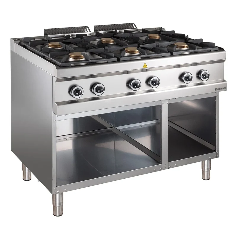 Cuisinière à gaz Série 700 - 110/70 - 6 feux - 42 kW