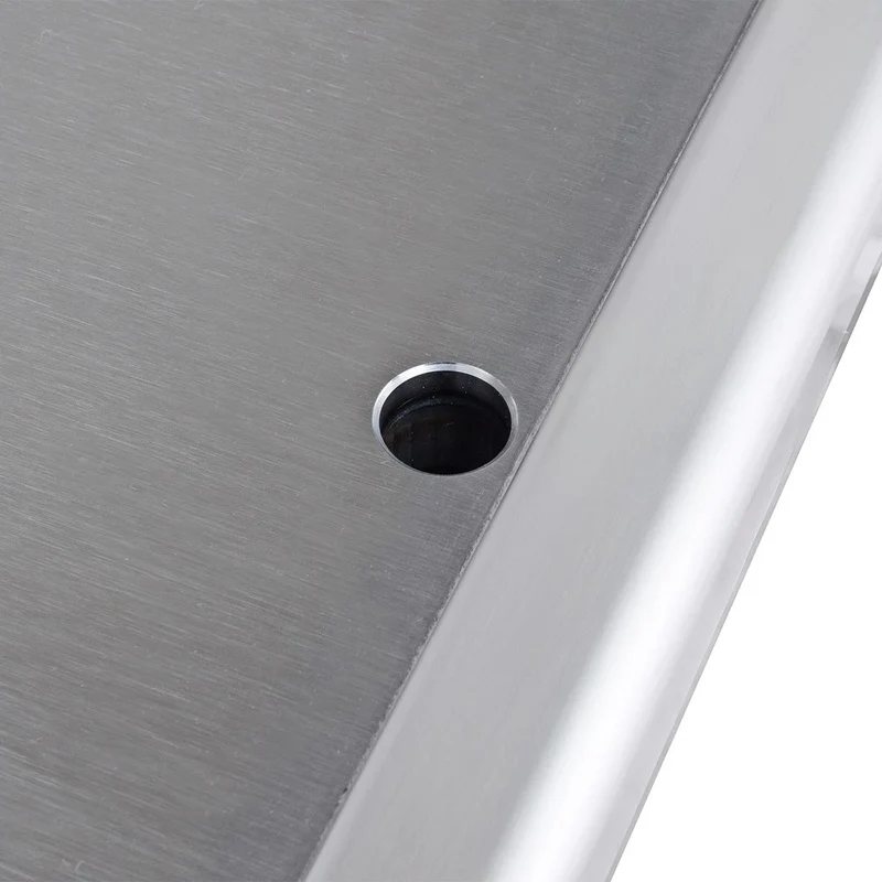 Plaque grill gaz Série 600 - 100/60 - lisse - appareil de table - 15,3 kW
