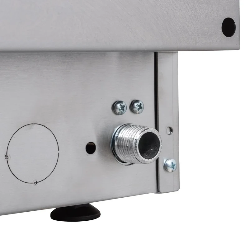 Plaque grill gaz Série 600 - 100/60 - lisse - appareil de table - 15,3 kW