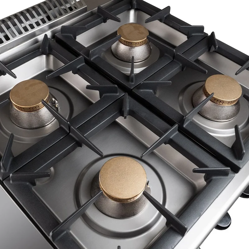 Cuisinière à gaz Série 700 - 70/70 avec four à gaz - 4 feux - 34 kW