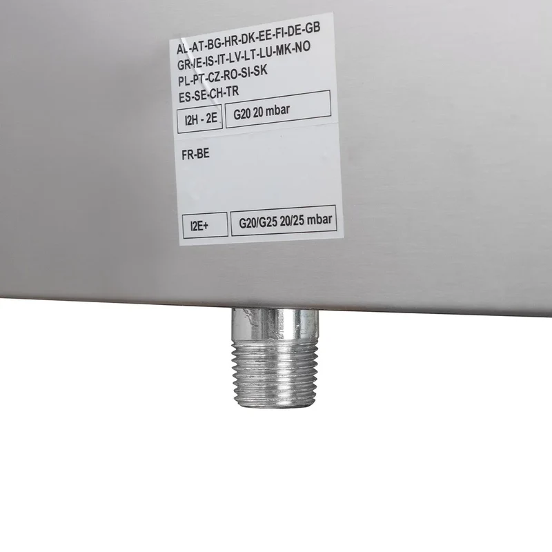 Cuisinière à gaz Série 700 - 70/70 avec four à gaz - 4 feux - 34 kW