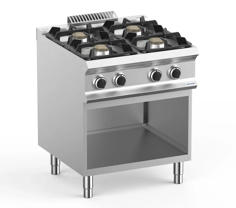 Cuisinière à gaz Dexion Lux 700 - 70/73 - 4 feux - 28 kW