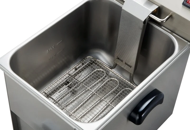Friteuse électrique ECO 10 litres avec robinet de vidange