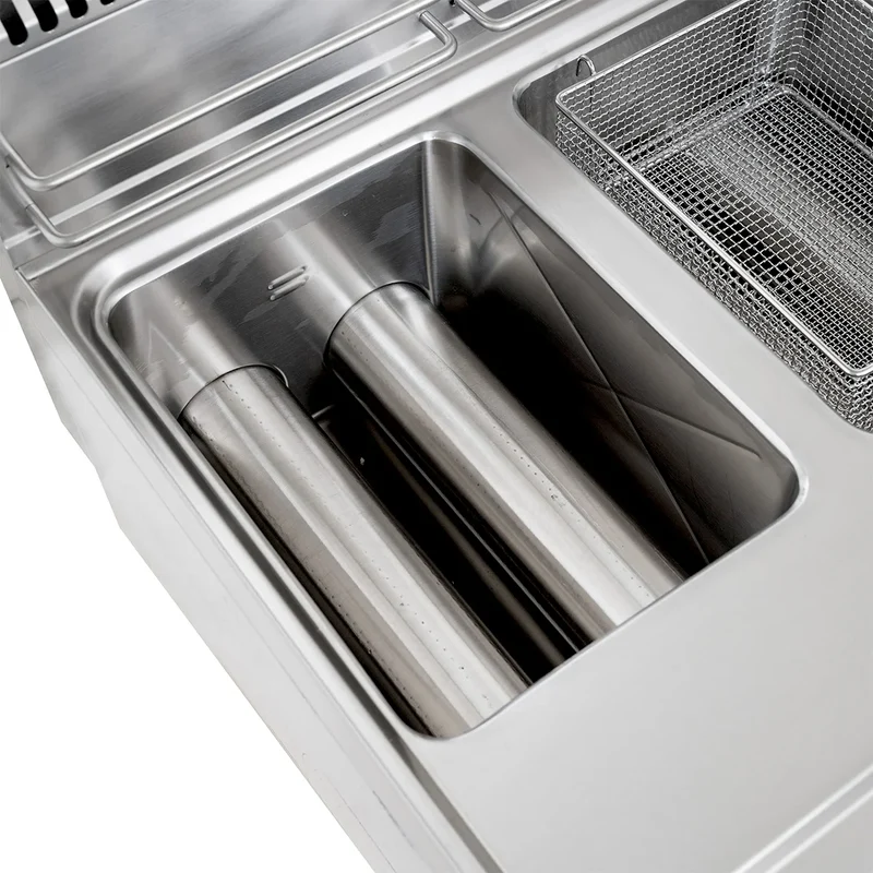 Friteuse à gaz Série 600 - 60/60 - 8+8 Litres - appareil de table - 14,8 kW