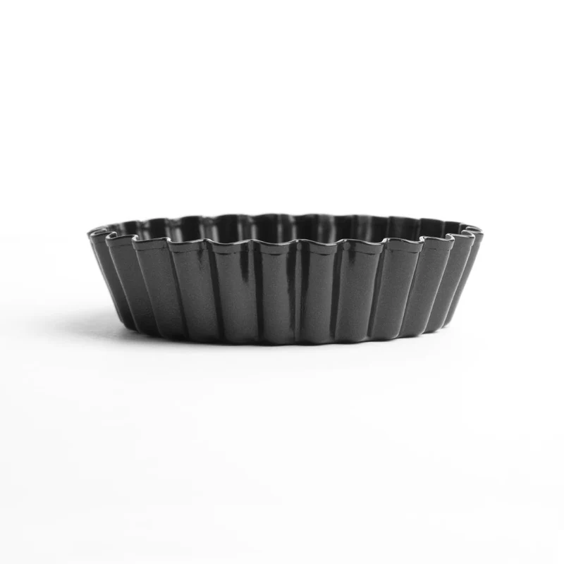 Moule à tartelette cannelé antiadhésif avec fond amovible Vogue 8 cm (lot de 3)