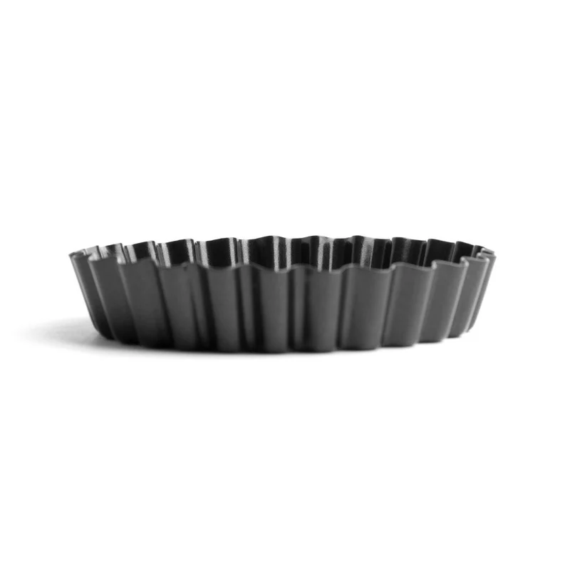 Moule à tartelette cannelé antiadhésif avec fond amovible Vogue 10 cm (lot de 3)