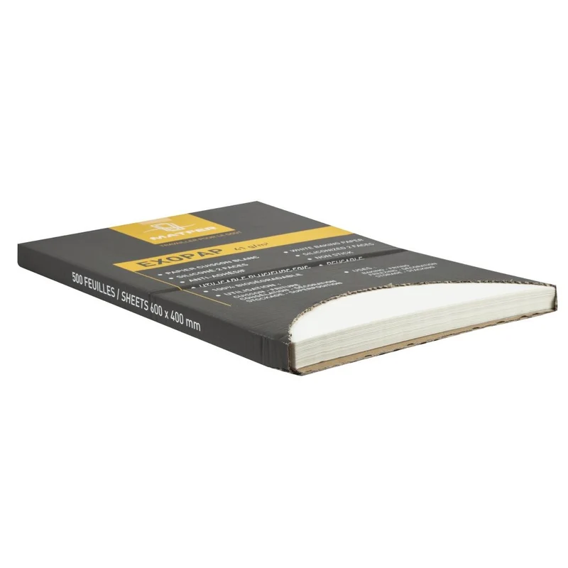 Papier cuisson Matfer Bourgeat Exopap 600 x 400 mm (lot de 500)
