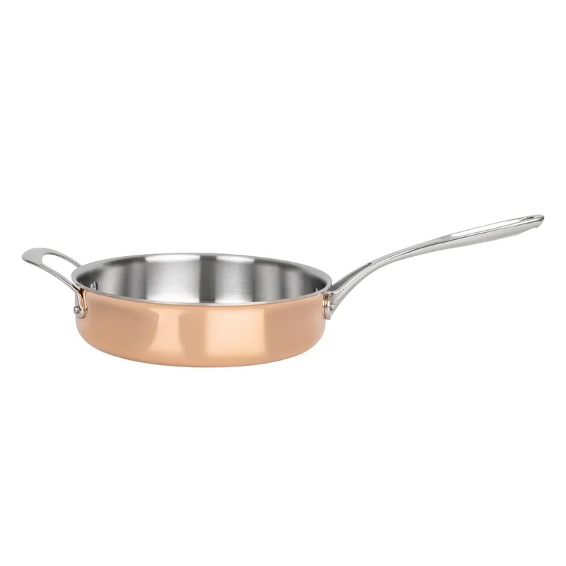 Sauteuse en cuivre 3 couches induction Vogue 240mm