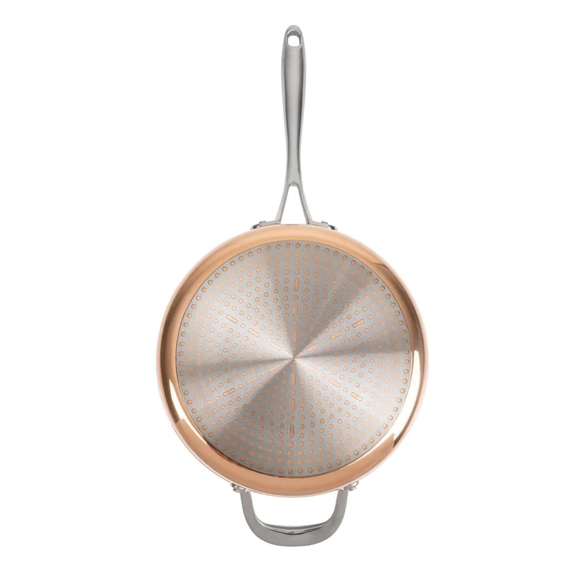 Sauteuse en cuivre 3 couches induction Vogue 240mm