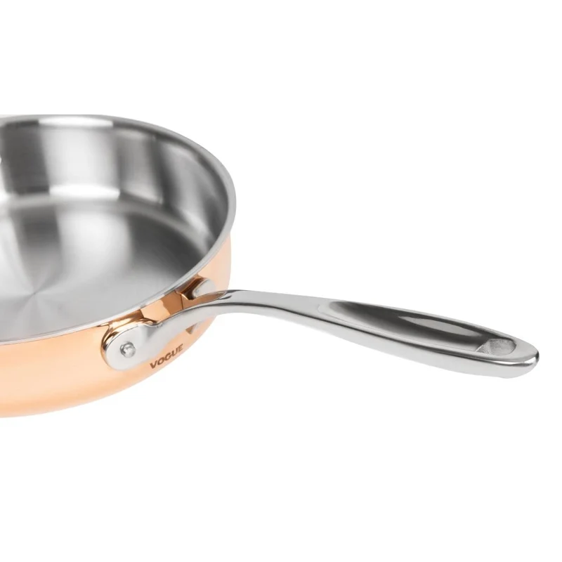 Sauteuse en cuivre 3 couches induction Vogue 240mm
