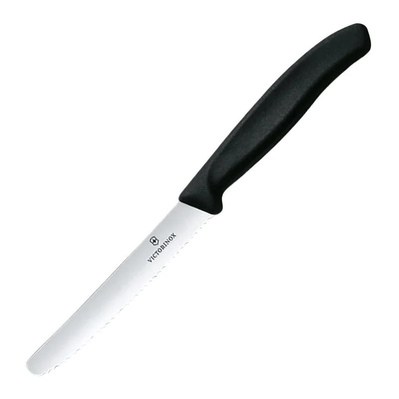 Couteau à tomate denté Victorinox 11cm noir
