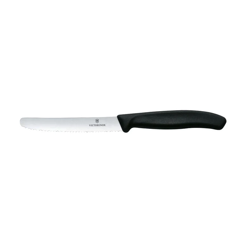 Couteau à tomate denté Victorinox 11cm noir