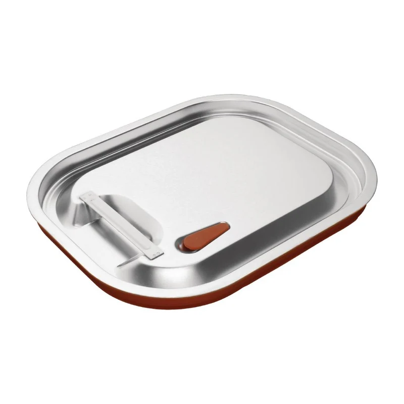 Couvercle hermétique inox et silicone Vogue GN 1/2