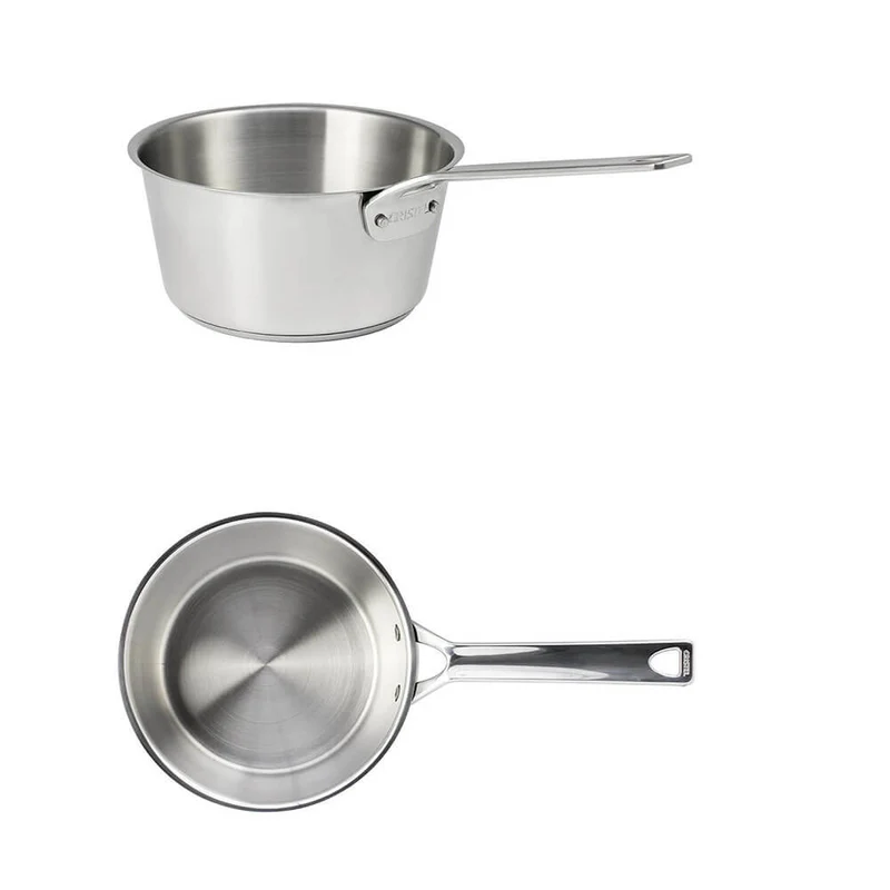 Lot 3 Casseroles Inox Brossé 1826 - CRISTEL