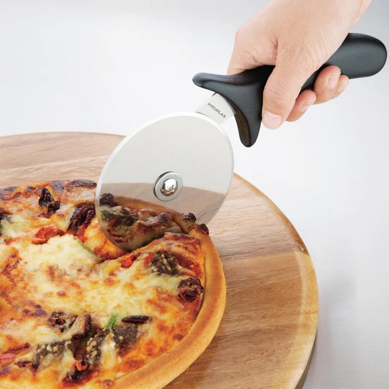 Roulette à pizza Hygiplas noire 102mm