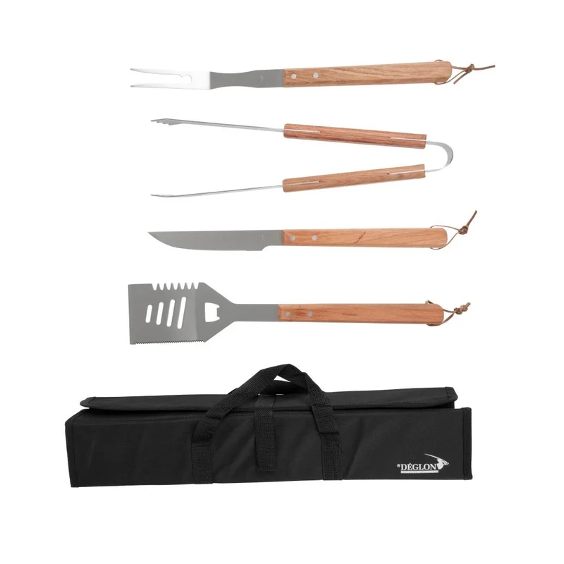 Kit barbecue 4 ustensiles Deglon