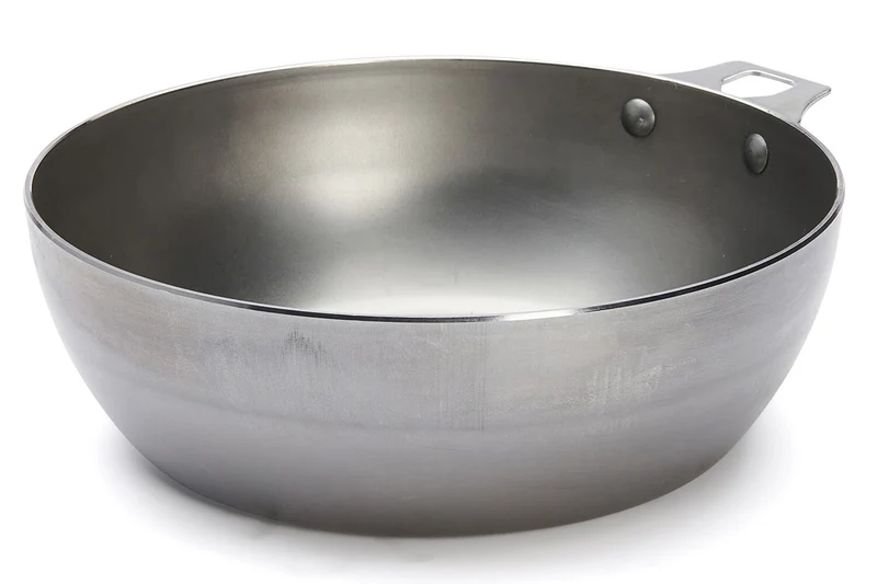 Sauteuse paysanne De Buyer Mineral B Twisty 24cm en acier