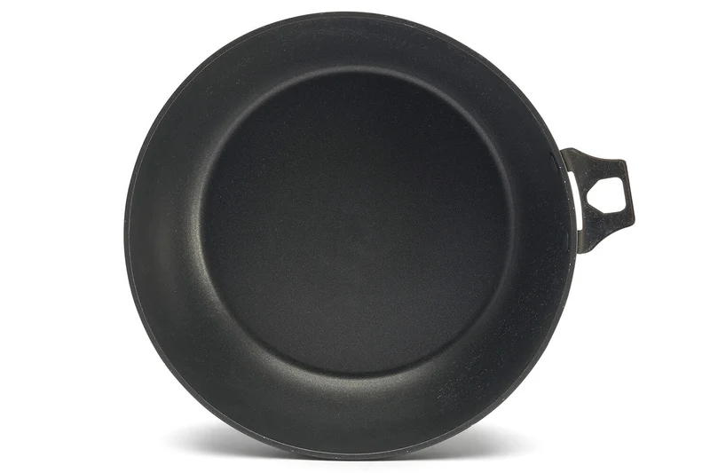 Sauteuse bombée antiadhésive De Buyer Choc Intense Twisty en aluminium forgé