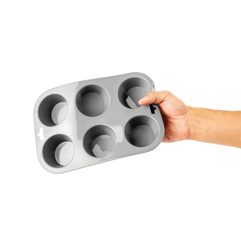 Plaque flexible en silicone 6 muffins Vogue