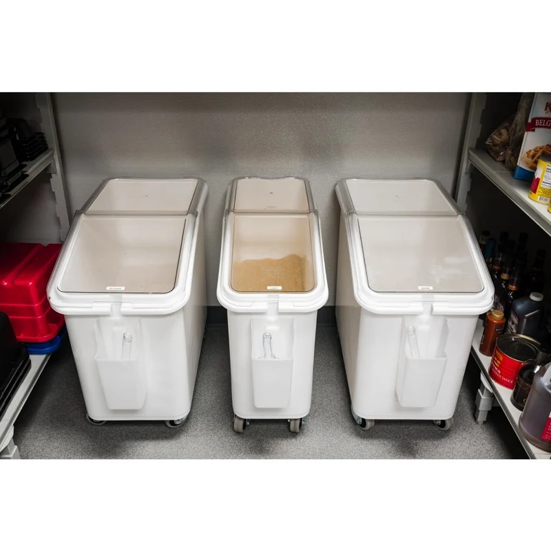 Bac à ingrédients mobile Cambro blanc 81L