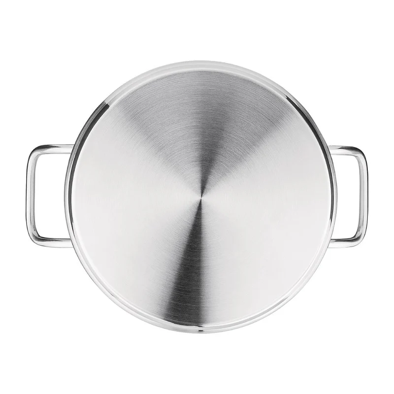 Braisière inox avec couvercle Nisbets Essentials 24 cm