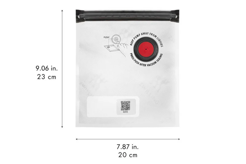 Set 10 sacs sous vide Zwilling Fresh & Save réutilisables