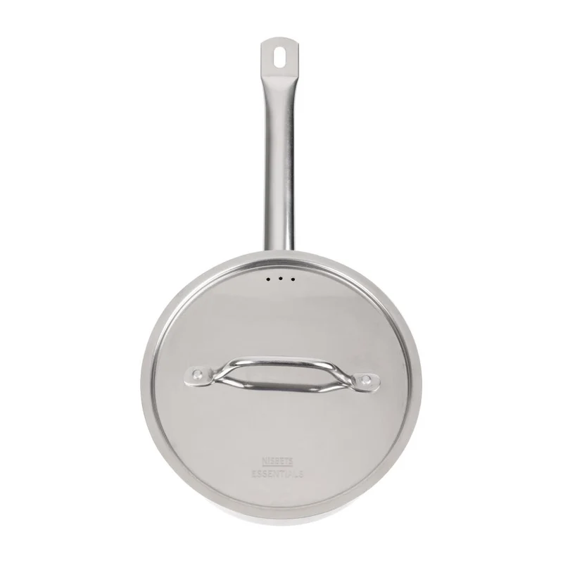 Casserole inox avec couvercle Nisbets Essentials 200mm