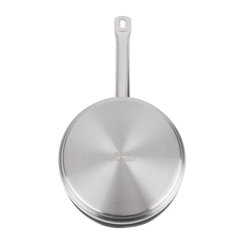 Casserole inox avec couvercle Nisbets Essentials 200mm